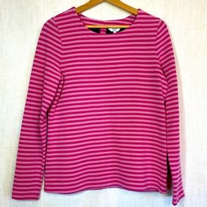 Crown & Ivy Pink Striped Women's Top